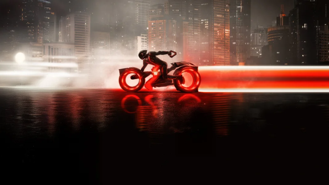 TRON: Ares backdrop
